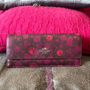 Purple Coach wallet